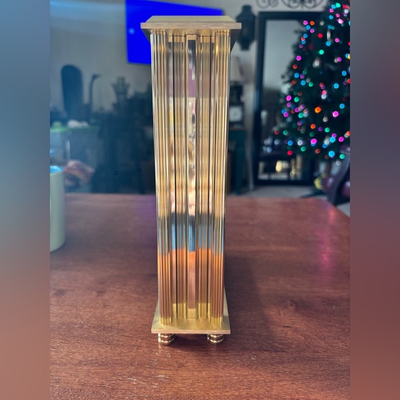 Vintage Bulova B1704 T6 Quartz Mantel Clock w Pendulum - Picture 4 of 12